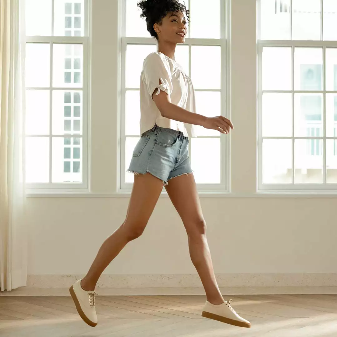 Nisolo Elayna Sneaker - Bone + Gum Shoes 4 Nisolo Elayna Sneaker - Bone + Gum Shoes