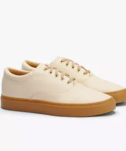 Nisolo Elayna Sneaker - Bone + Gum Shoes