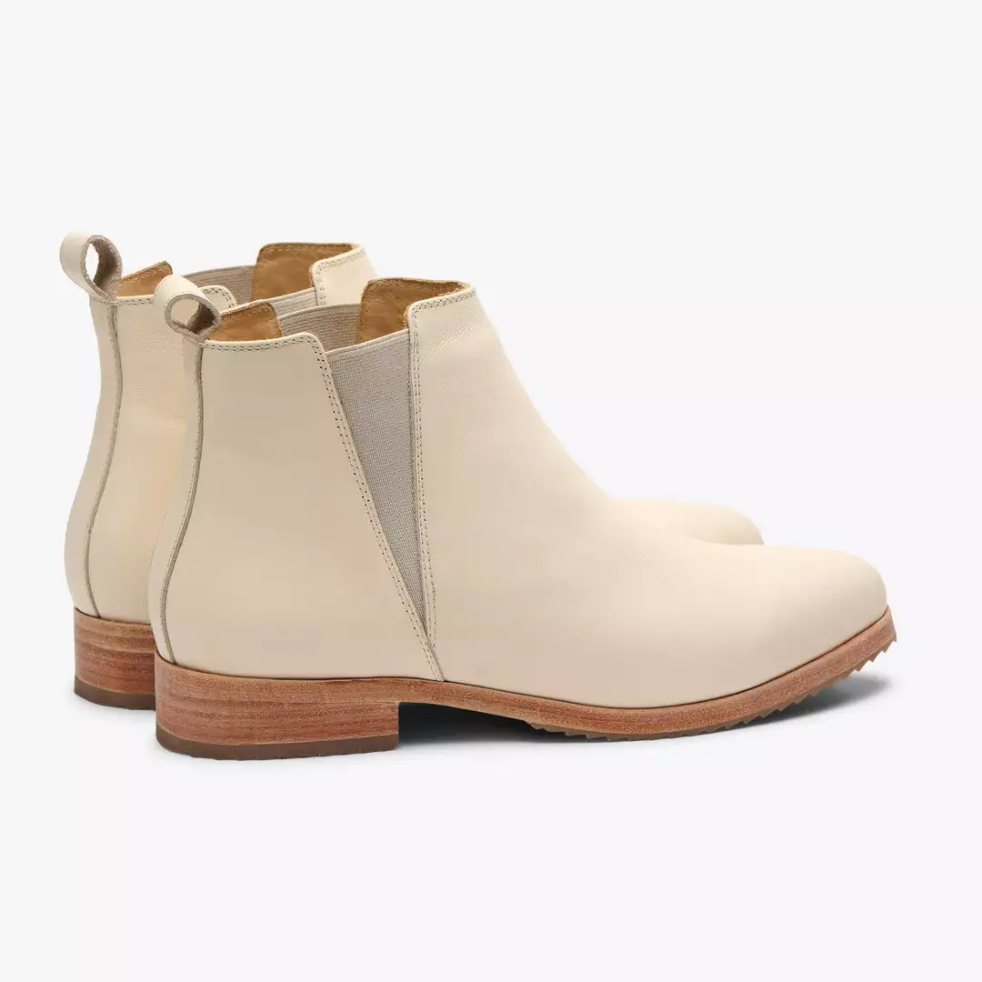 Nisolo Special Occasion Everyday Chelsea Boot - Bone 9 Nisolo Special Occasion Everyday Chelsea Boot - Bone