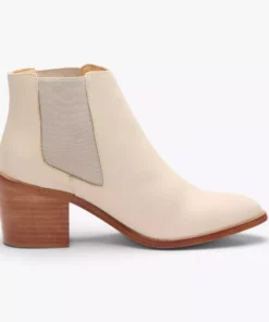 Nisolo Heeled Chelsea Boot - Bone Special Occasion