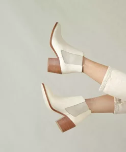 Nisolo Heeled Chelsea Boot - Bone Special Occasion