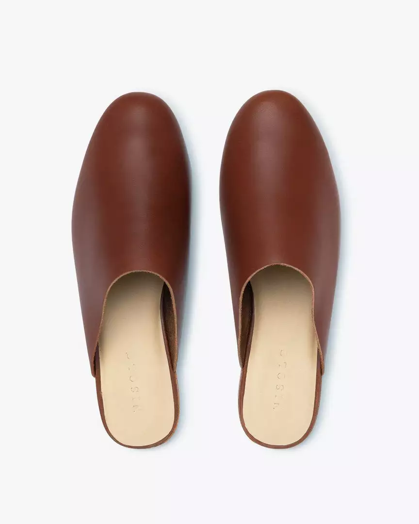 Nisolo Lima Slip On Mule - Brandy 12 Nisolo Lima Slip On Mule - Brandy