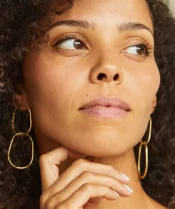 Nisolo Link Upcycled Brass Earrings Best Sellers