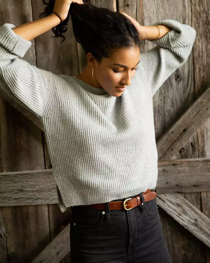 Nisolo Women's Noemi Belt - Brandy 2 Nisolo Women's Noemi Belt - Brandy