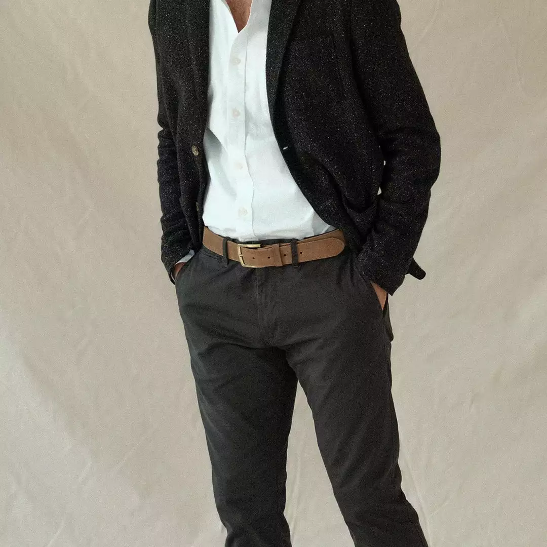 Nisolo Men's Owen Belt - Tobacco 4 Nisolo Men's Owen Belt - Tobacco