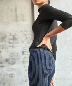 No Nasties Indigo Flared Pants