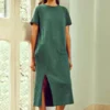 No Nasties Forest T-Shirt Midi Dress