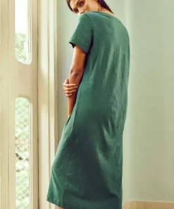 No Nasties Forest T-Shirt Midi Dress