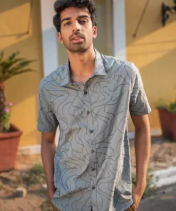 No Nasties Men's Felipe Half Sleeve Shirt