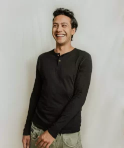 No Nasties Men's Bristol Henley Shirt