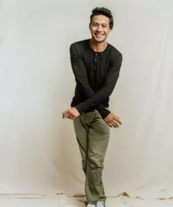 No Nasties Men's Bristol Henley Shirt