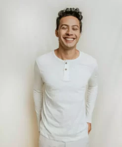 No Nasties Men's Henley Shirt - Manchester