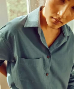 No Nasties Ocean Oversized Shirt