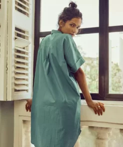 No Nasties Ocean Shirt Dress