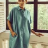 No Nasties Ocean Shirt Dress