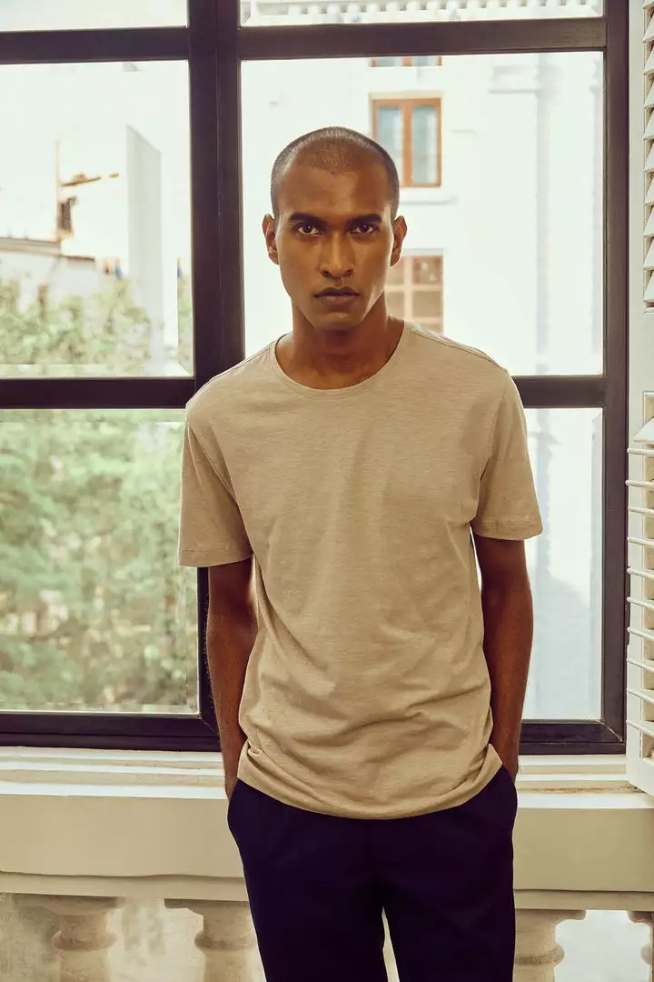 No Nasties Men's Sand Classic Tee 4 No Nasties Men's Sand Classic Tee