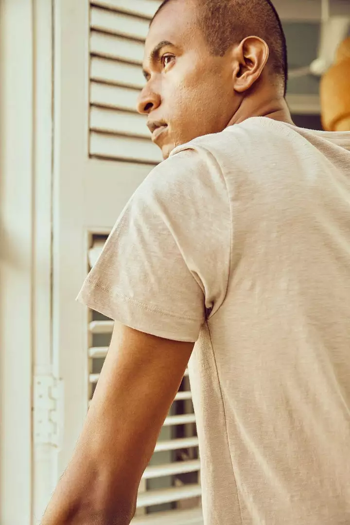 No Nasties Men's Sand Classic Tee 2 No Nasties Men's Sand Classic Tee