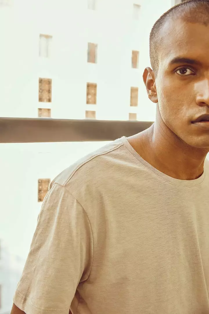 No Nasties Men's Sand Classic Tee 3 No Nasties Men's Sand Classic Tee