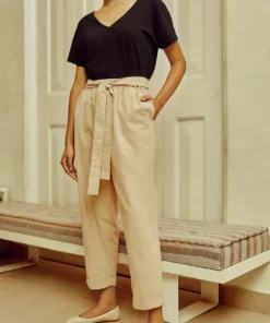 No Nasties Sand Tapered Pants