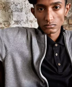 No Nasties Men's Zip-Up Jacket