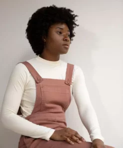 North Of West Ariel Upcycled Overalls - Terracotta