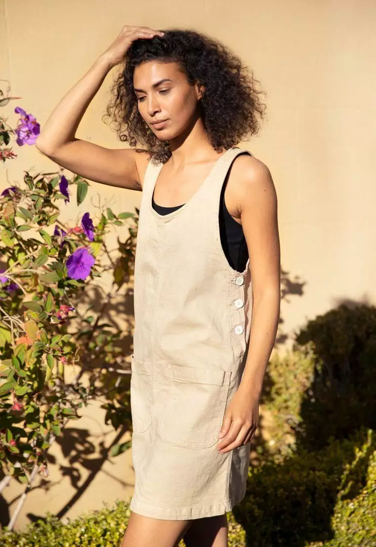 North Of West Caroline Upcycled Jumper Dress - Fog 3 North Of West Caroline Upcycled Jumper Dress - Fog