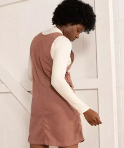 North Of West Caroline Upcycled Jumper Dress - Terracotta Sale