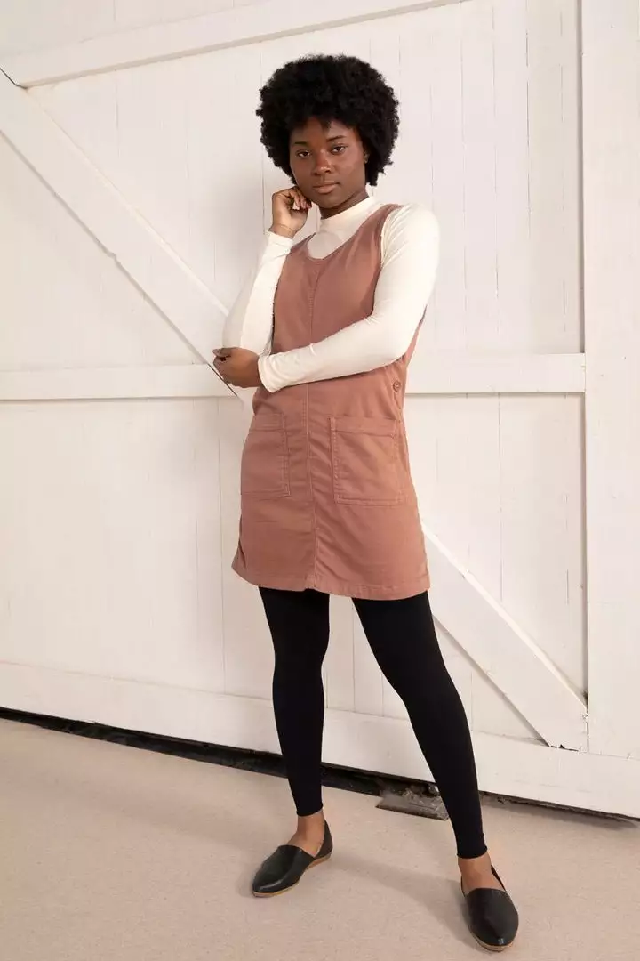 North Of West Caroline Upcycled Jumper Dress - Terracotta Sale 8 North Of West Caroline Upcycled Jumper Dress - Terracotta Sale