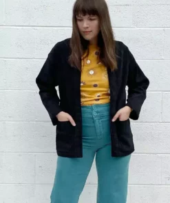 North Of West Sale Christine Tencel Jacket - Black