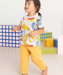 North Of West Kids' Double Cloth Breezy Pants - Marigold