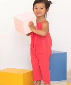 North Of West Kids' Double Cloth Jumpsuit - Azalea Sale