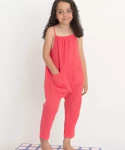 North Of West Kids' Double Cloth Jumpsuit - Azalea Sale