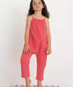 North Of West Kids' Double Cloth Jumpsuit - Azalea Sale