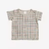 North Of West Sale Kids' Grid Tee - Fog