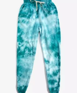North Of West Julie Tie Dye Joggers - Atlantic