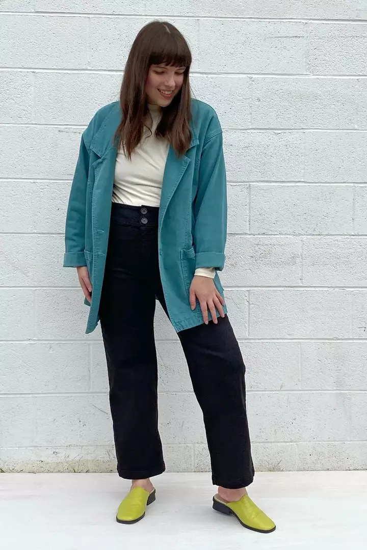 North Of West Leslie Upcycled Jacket - Atlantic 8 North Of West Leslie Upcycled Jacket - Atlantic