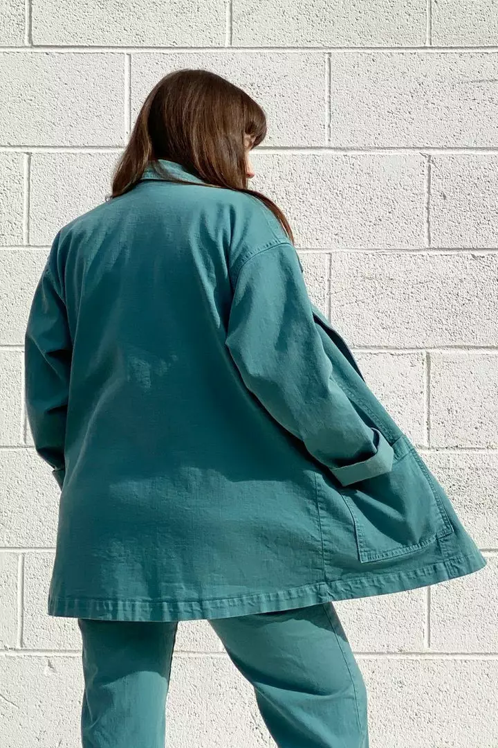 North Of West Leslie Upcycled Jacket - Atlantic 12 North Of West Leslie Upcycled Jacket - Atlantic