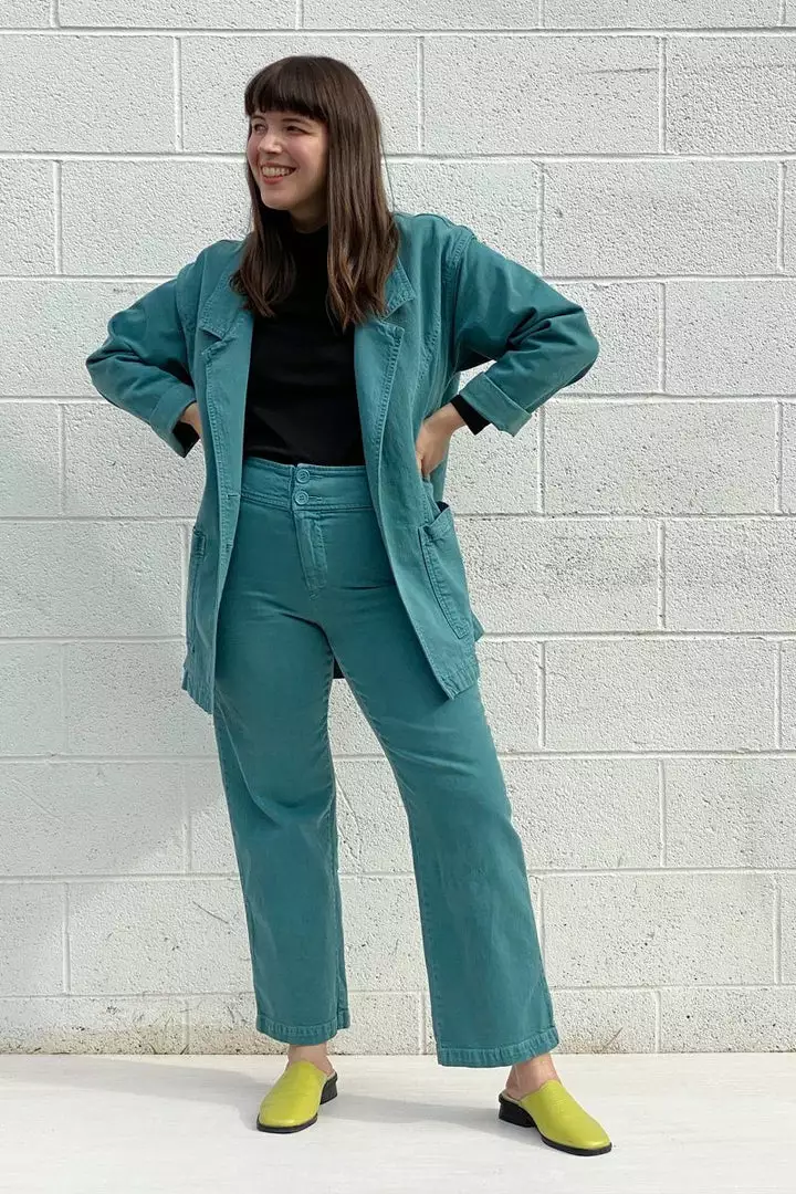 North Of West Leslie Upcycled Jacket - Atlantic 4 North Of West Leslie Upcycled Jacket - Atlantic