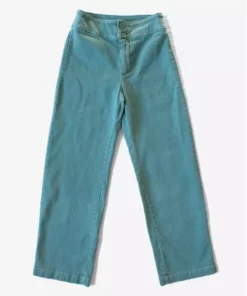 North Of West Monica Upcycled High Rise Jean - Atlantic
