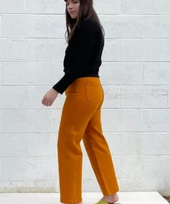 North Of West Sale Monica Upcycled High Rise Jean - Spice