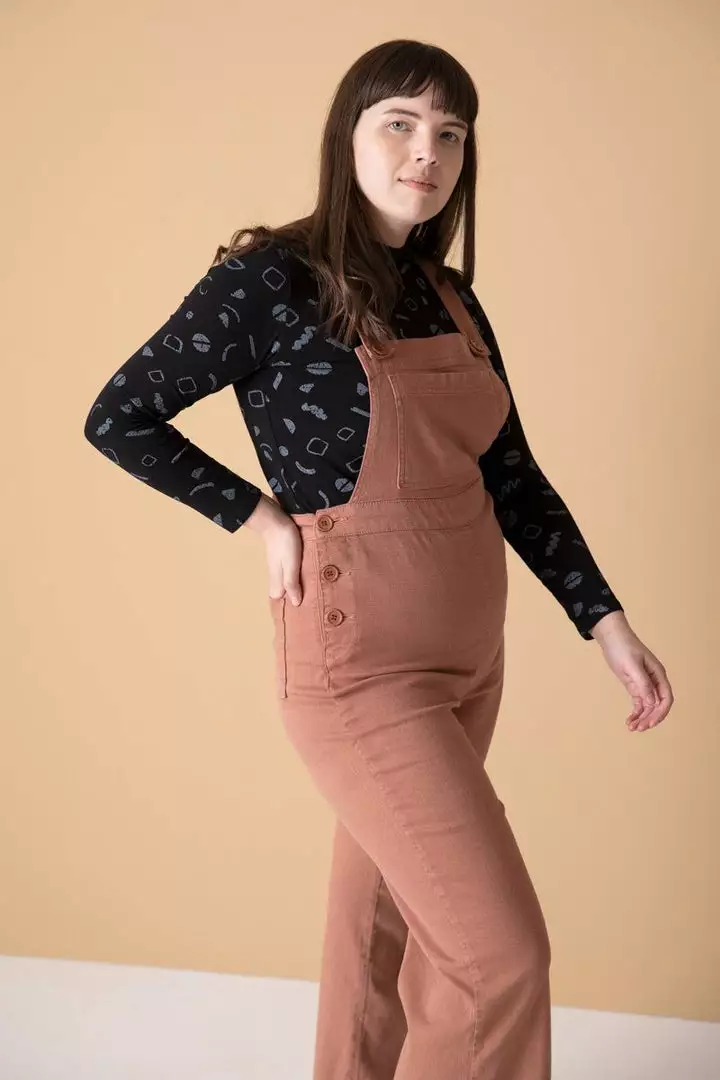 North Of West Sale Morgan Squiggles Mock Neck - Black 8 North Of West Sale Morgan Squiggles Mock Neck - Black