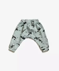 North Of West Sale Baby's Orcas Harem Pants - Sea Mist