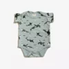 North Of West Baby's Orcas Onesie - Sea Mist Sale