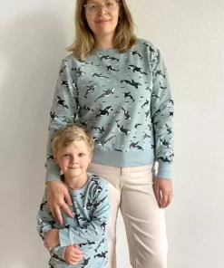 North Of West Sale Kids' Orcas Sweatshirt - Sea Mist