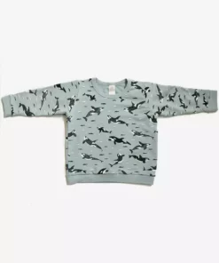 North Of West Sale Kids' Orcas Sweatshirt - Sea Mist