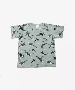 North Of West Kids' Orcas Tee - Sea Mist Best Sellers