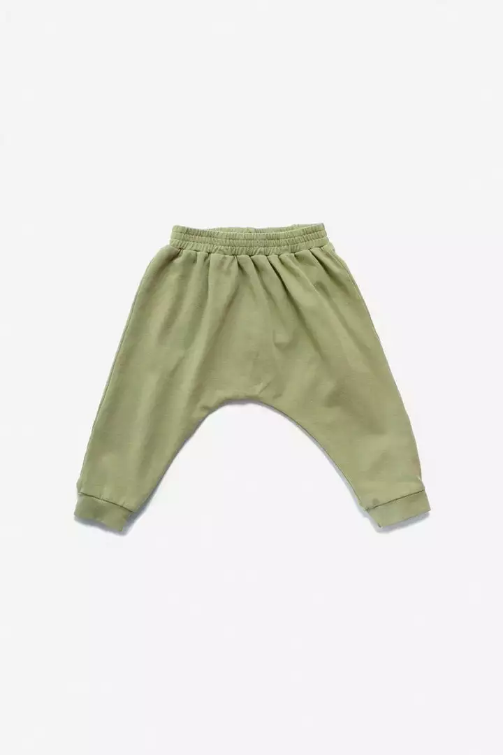 North Of West Sale Baby's Harem Pants - Moss 1 North Of West Sale Baby's Harem Pants - Moss