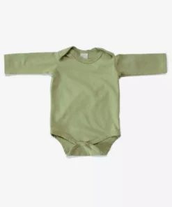 North Of West Sale Baby's Long Sleeve Onesie - Moss