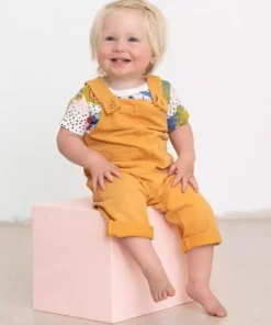 North Of West Sale Kids' Play Overalls - Marigold