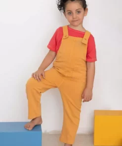 North Of West Sale Kids' Play Overalls - Marigold